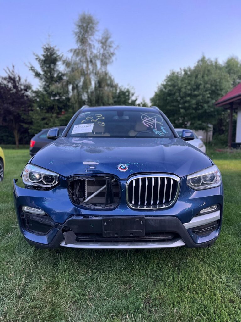 BMW X3 granatowe BMW X3 importowane do Polski